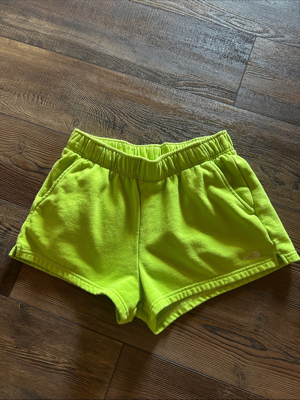 The North Face Neon Lime Athletic Shorts
